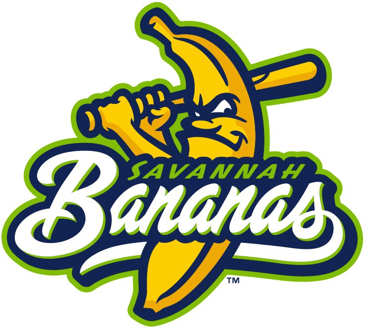 Savannah Bananas 2016-Pres Primary Logo iron on heat transfer